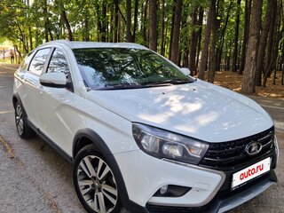 2018 Lada (ВАЗ) Vesta SW Cross I, белый, 795000 рублей, вид 4