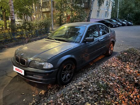 1999 BMW 3 серии 320i IV (E46), синий, 360000 рублей, вид 4