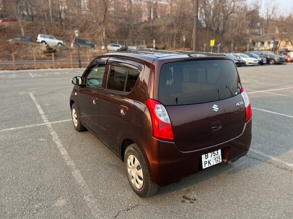 2010 Suzuki Alto VII (HA25), коричневый, 290000 рублей - вид 5