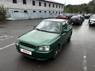 2000 Hyundai Accent II, зелёный, 280000 рублей, вид 3