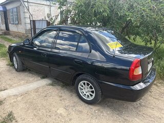 2008 Hyundai Accent ТагАЗ II, чёрный, 500000 рублей, вид 3