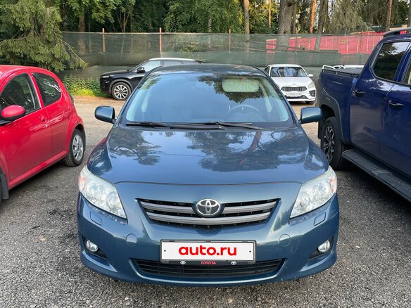2008 Toyota Corolla X (E140, E150), синий