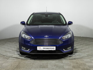 2016 Ford Focus III Рестайлинг, синий, 1059700 рублей, вид 2