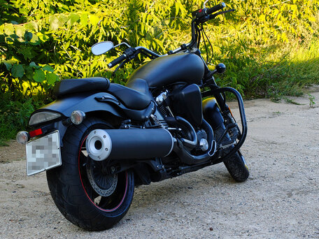 2005 Yamaha XV 1700 Warrior, чёрный, 800000 рублей, вид 4