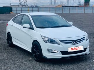 2016 Hyundai Solaris I Рестайлинг, белый, 1200000 рублей, вид 3