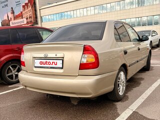 2003 Hyundai Accent ТагАЗ II, бежевый, 345000 рублей, вид 3