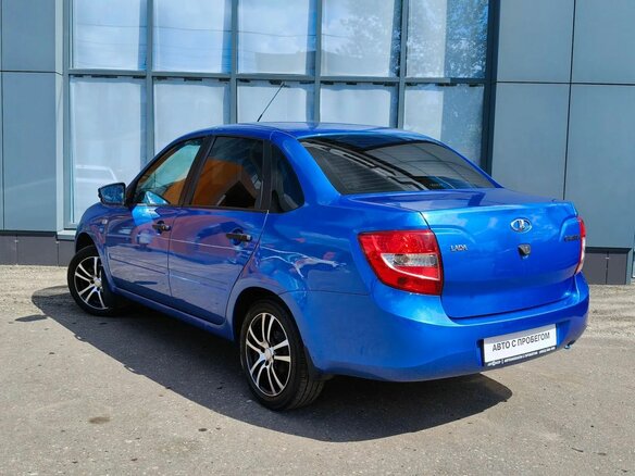 2017 Lada (ВАЗ) Granta I, синий - вид 5