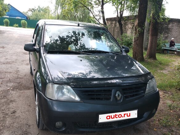 2006 Renault Logan I, серый, 200000 рублей