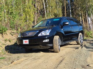 2009 Toyota Harrier II (XU30), чёрный, 2100000 рублей, вид 1