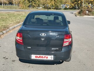 2012 Lada (ВАЗ) Granta I, чёрный, 230000 рублей, вид 4