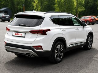 2019 Hyundai Santa Fe IV, белый, 3650000 рублей, вид 4