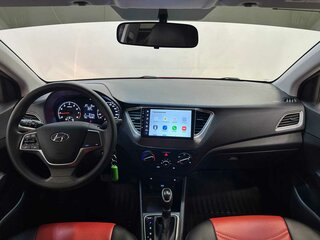 2021 Hyundai Solaris II Рестайлинг, красный, 1595000 рублей, вид 5