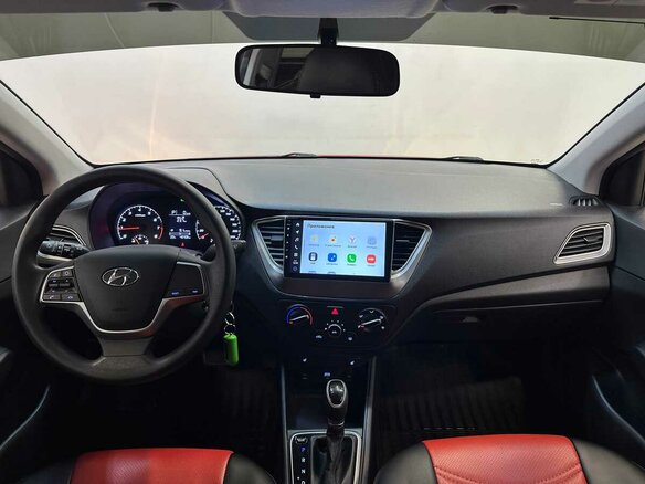 2021 Hyundai Solaris II Рестайлинг, красный, 1455000 рублей - вид 4