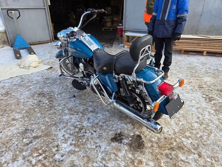 2002 Harley-Davidson Road King, синий, 800000 рублей, вид 5