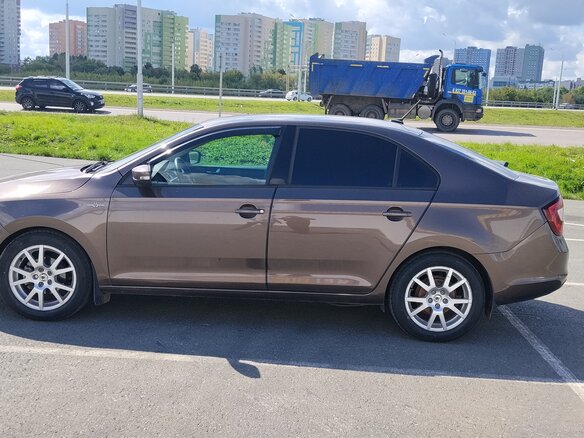 2019 Skoda Rapid I Рестайлинг, коричневый, 870000 рублей - вид 5