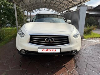 2013 Infiniti FX37 II (S51) Рестайлинг, белый, 2350000 рублей, вид 2