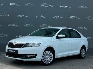 2018 Skoda Rapid I Рестайлинг, белый, 1228400 рублей, вид 1