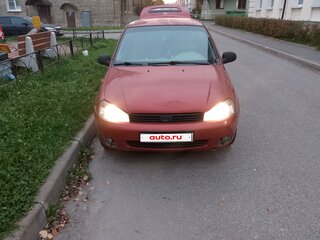 2007 Lada (ВАЗ) Kalina I, красный, 125000 рублей, вид 1