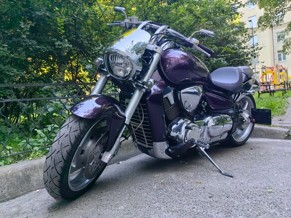 2007 Suzuki Boulevard M109R, фиолетовый, 950000 рублей - вид 17