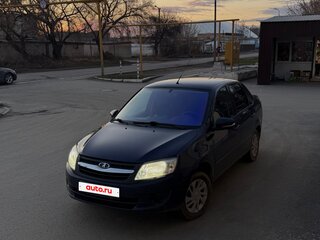 2013 Lada (ВАЗ) Granta I, синий, 525000 рублей, вид 4