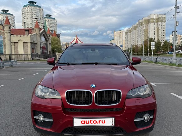 2008 BMW X6 30d I (E71), красный - вид 2