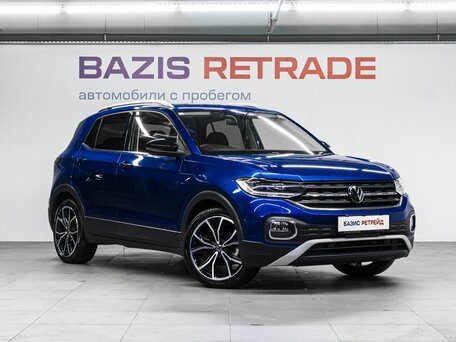 2020 Volkswagen T-Cross I, синий, 1739000 рублей, вид 3