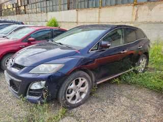 2010 Mazda CX-7 I Рестайлинг, синий, 500000 рублей, вид 4