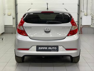2014 Hyundai Solaris I Рестайлинг, серебристый, 999000 рублей, вид 5