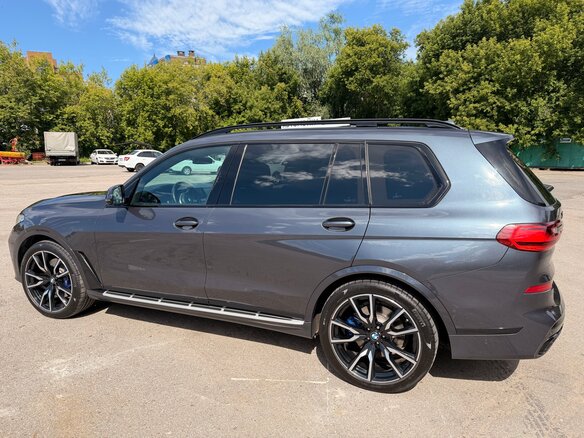 2019 BMW X7 30d I (G07), синий, 6950000 рублей - вид 7