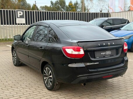 2022 Lada (ВАЗ) Granta I Рестайлинг, чёрный, 696000 рублей, вид 4