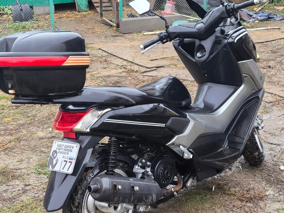 2023 Yamaha NMAX, чёрный, 90000 рублей - вид 2
