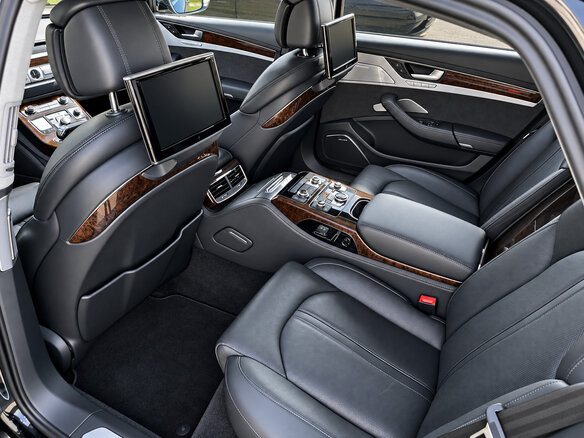 2012 Audi A8 Long III (D4), чёрный, 2899000 рублей - вид 2