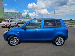2006 Mazda Demio II (DY) Рестайлинг, синий, 355000 рублей, вид 3