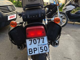 1993 Kawasaki EN400 Vulcan, чёрный, 220000 рублей, вид 2
