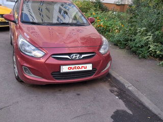 2012 Hyundai Solaris I, красный, 650000 рублей, вид 1