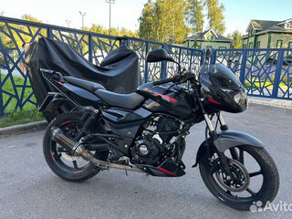 2022 Bajaj Pulsar 180, чёрный, 110000 рублей, вид 1