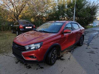 2021 Lada (ВАЗ) Vesta Cross I, красный, 1130000 рублей, вид 1