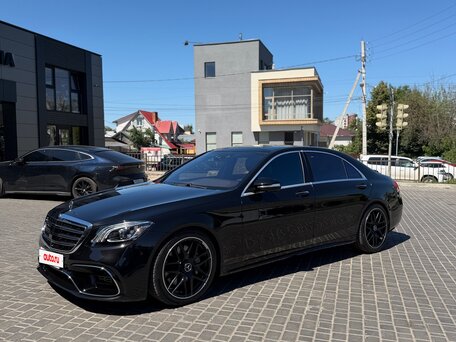 2017 Mercedes-Benz S-Класс 560 Long VI (W222, C217) Рестайлинг, чёрный, 5350000 рублей, вид 1