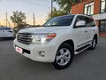 2015 Toyota Land Cruiser 200 Series Рестайлинг 1, белый - вид 1