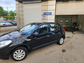 2011 Renault Sandero I, чёрный, 370000 рублей, вид 4