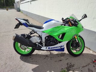 2024 Kawasaki ZX-6R Ninja, зелёный, 1290000 рублей, вид 1
