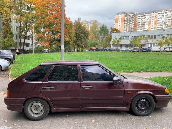 2012 Lada (ВАЗ) 2114, пурпурный - вид 1