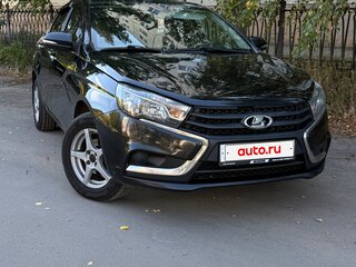 2016 Lada (ВАЗ) Vesta I, чёрный, 630000 рублей, вид 1