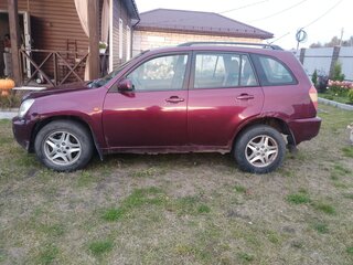 2009 Chery Tiggo (T11) I, красный, 200000 рублей, вид 4