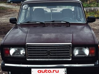2005 Lada (ВАЗ) 2107, красный, 110000 рублей, вид 2