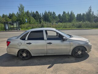 2013 Lada (ВАЗ) Granta I, серебристый, 220000 рублей, вид 3