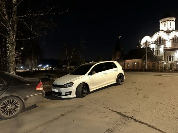 2014 Volkswagen Golf VII, белый - вид 22