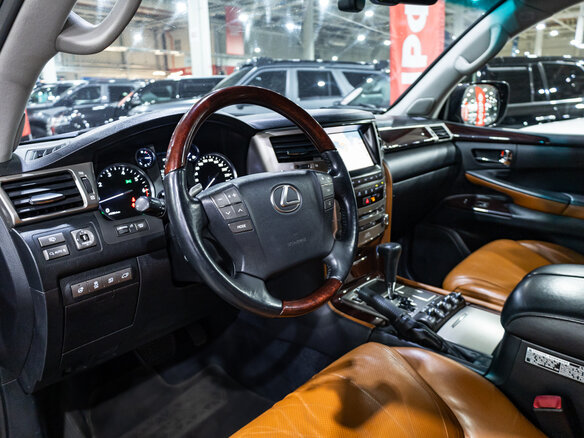 2012 Lexus LX 570 III, чёрный, 4058510 рублей - вид 14