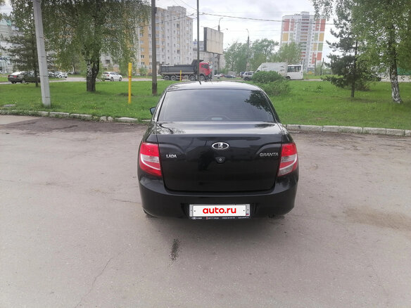 2017 Lada (ВАЗ) Granta I, чёрный - вид 5