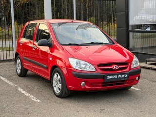 2007 Hyundai Getz I Рестайлинг, красный, 389000 рублей, вид 1